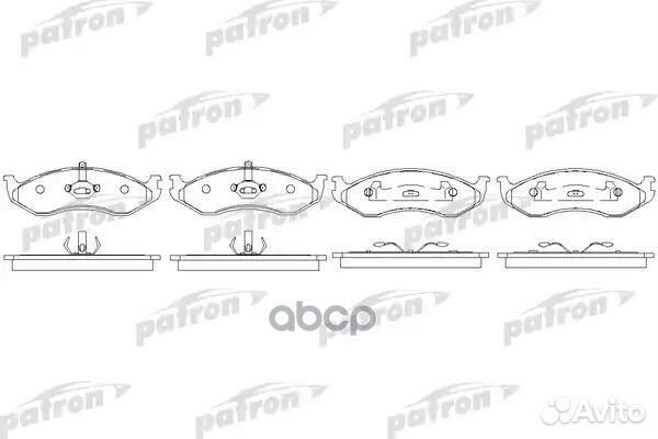 Колодки тормозные дисковые PBP929 patron