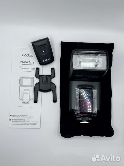 Накамерная вспышка Godox TT520II + синхронизатор