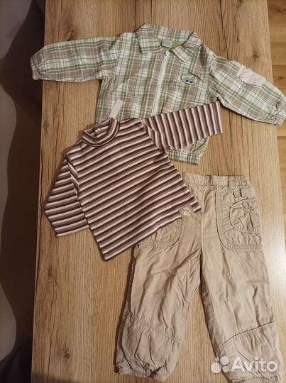 Пакет детских фирменных вещей 1-1,5 года