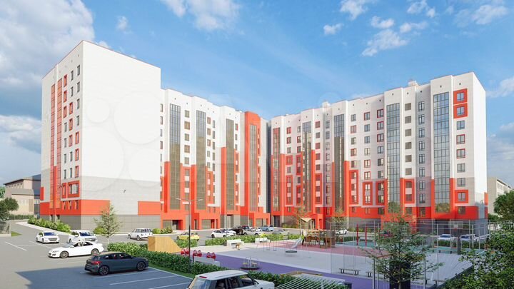 2-к. квартира, 61,5 м², 3/9 эт.