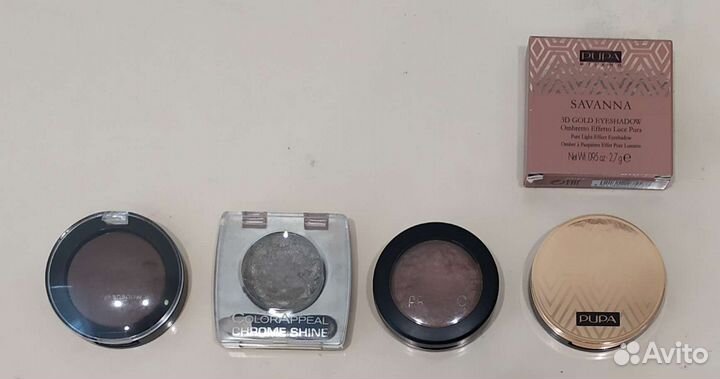 Тени Artdeco, Loreal, Essence, Pupa