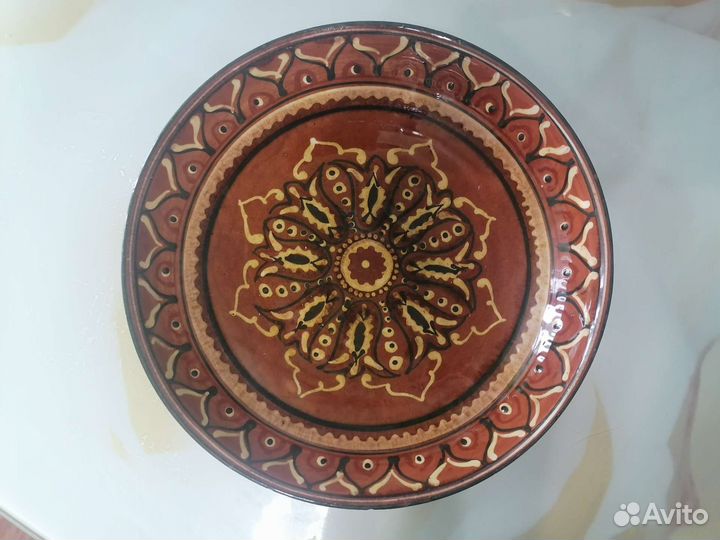 Декоративное блюдо из глины (ссср)