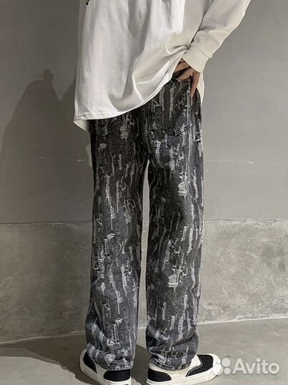 Джинсы y2k oversize от fanbox