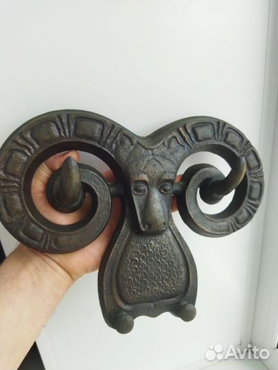 Вешалка литая баран Винтаж СССР