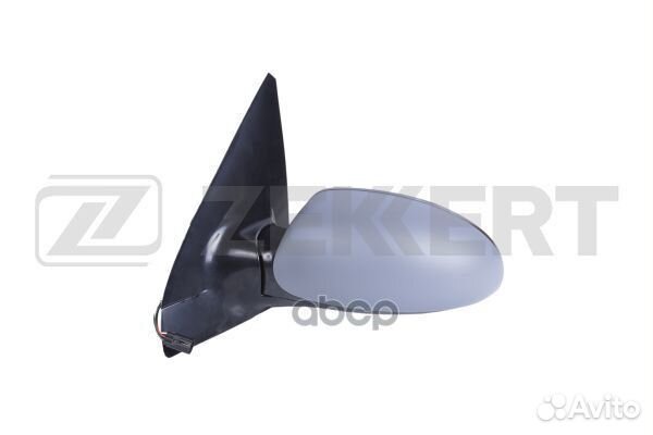 Зеркало в сборе левое / грунтованное / выпуклое