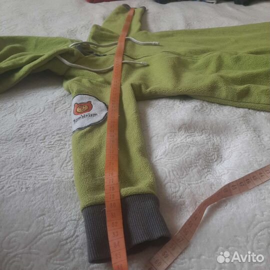 Флисовый комбинезон, поддева 86+