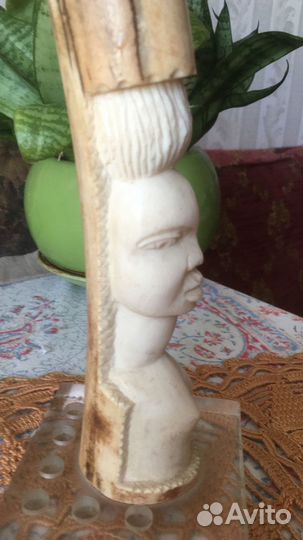 Резьба по кости девушка фигура цар