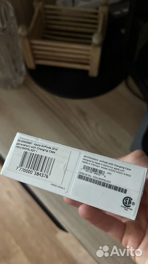 Наушники apple airpods 2 новые запечатнные