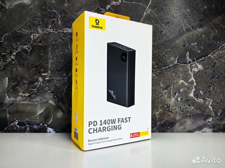 Повербанк Baseus 24000 mAh / 140W / Новый