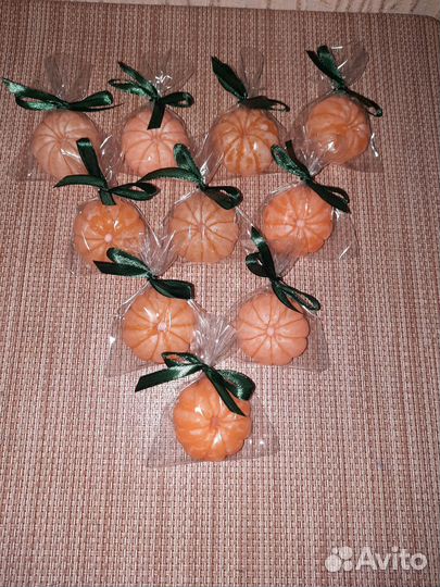 Мыло ручной работы Мандарин Новый год