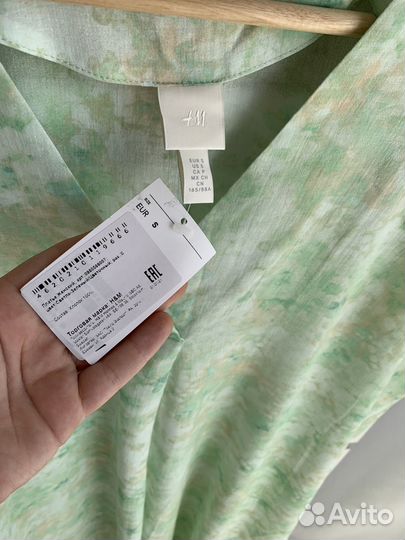 Платье туника hm новая хлопок