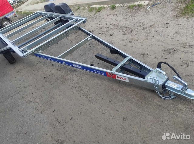 Двухосный прицеп платформа