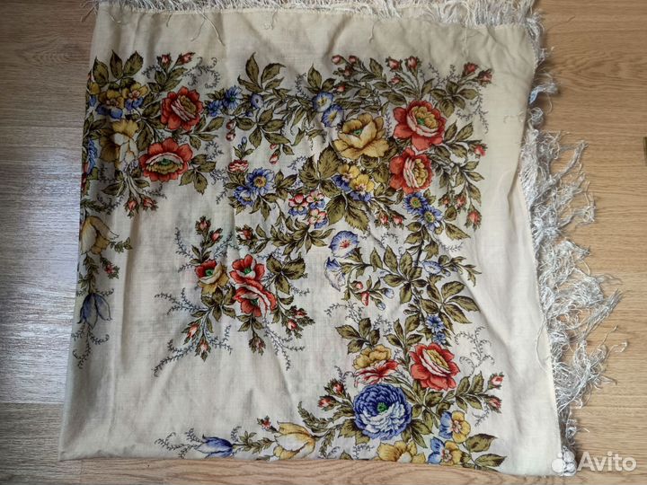 Павлопосадский платок б/у