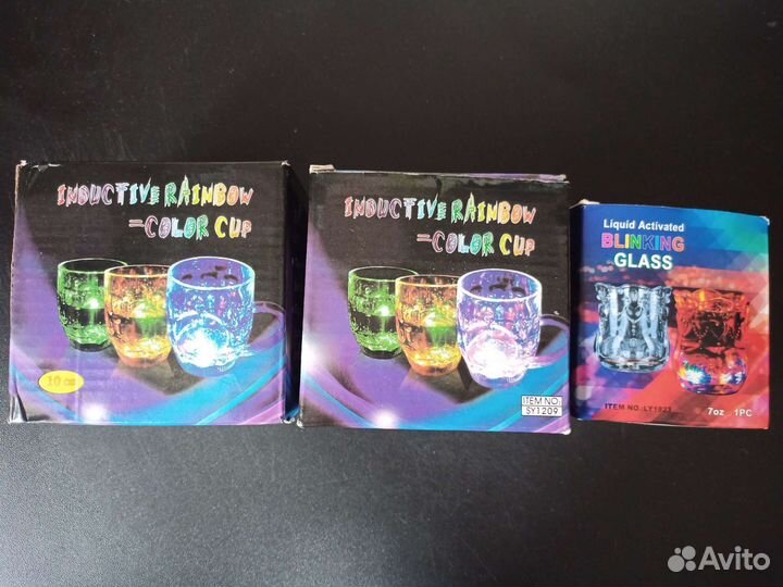 Светящийся стакан с подсветкой