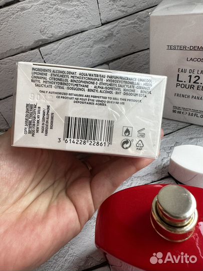 Lacoste l.12.12 pour elle french panache тестер
