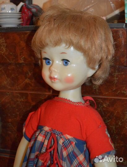 Кукла Нина, ранняя,1960 г,клеймо 