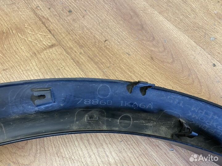 Накладка крыла заднего правого Nissan Juke F15