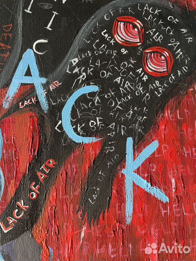 Картина “Panic attack”, акрил