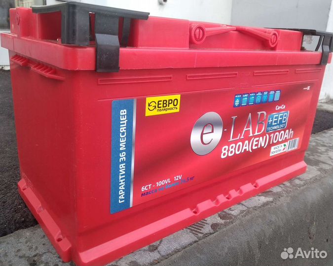 Акб 100 Ач E-lab + Efb