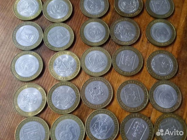 10 рублей биметалл. Регионы