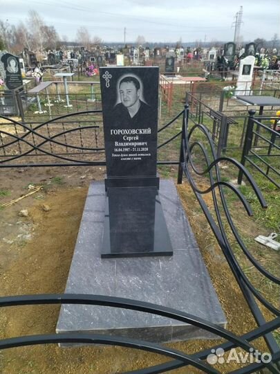 Памятники из гранита, благоустройство могил