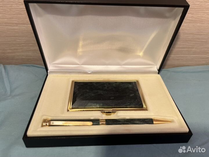 Ручка и визитница набор