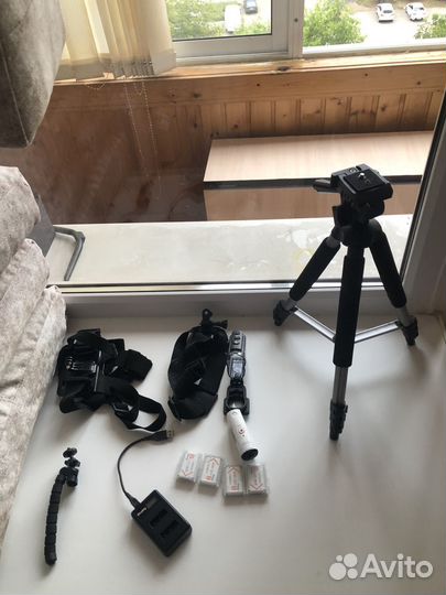 Экшн камера sony x3000 + допы