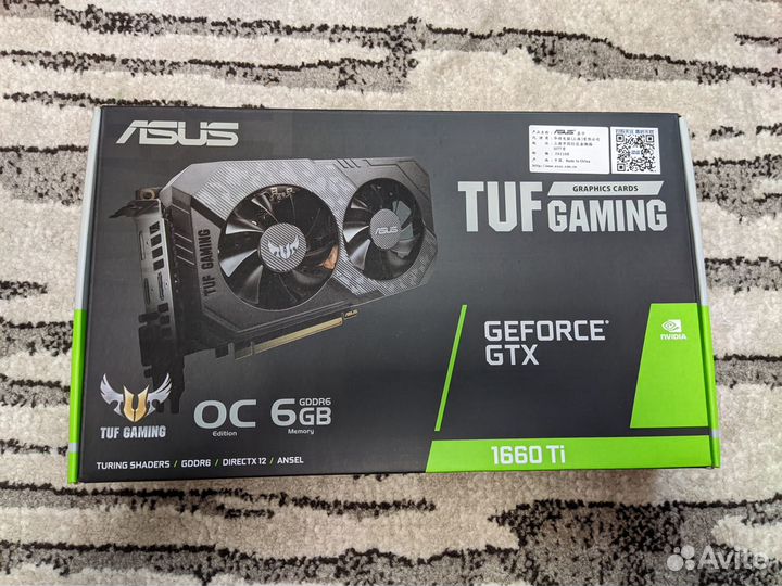 Видеокарта Asus GeForce GTX 1660 Ti
