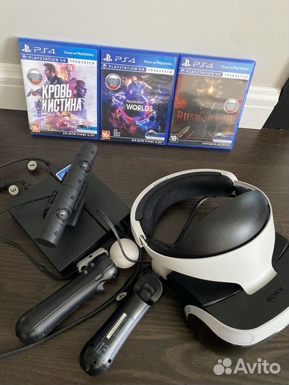 Шлем виртуальной реальности PS VR