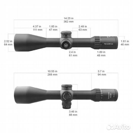 Прицел Vector Optics Continental 4-24x56, 34 мм