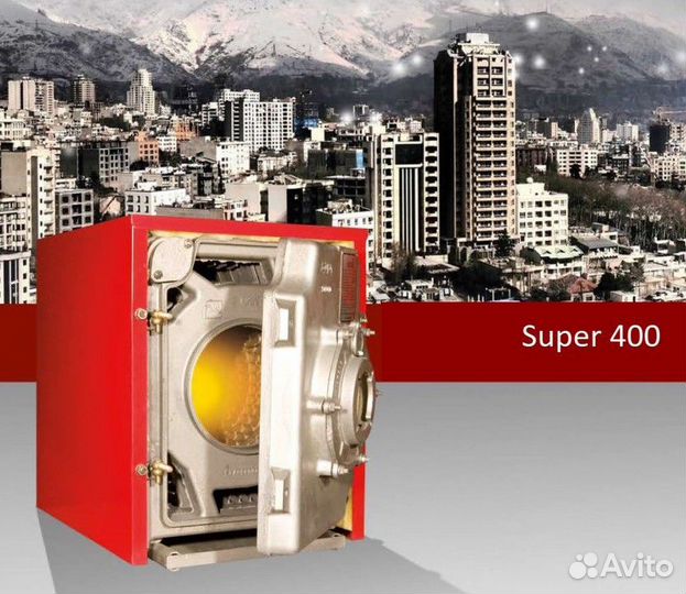 Котел чугунный, отопительный - Super 400 (400-Kw)
