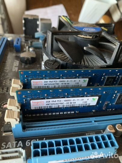 1155 комплект asus p8h67 e3-1220v2 ddr3-4gb