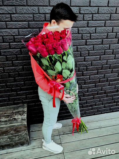 Высокие розы Гигантские розы Доставка цветов