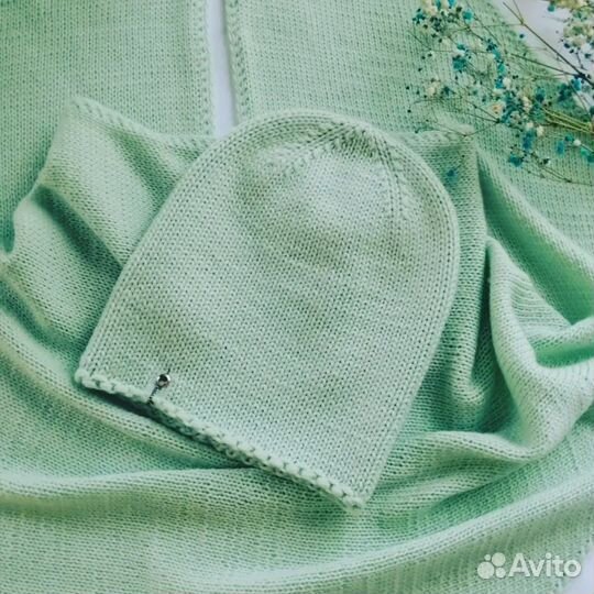 Вязаный комплект из 100 Итальянского мериноса