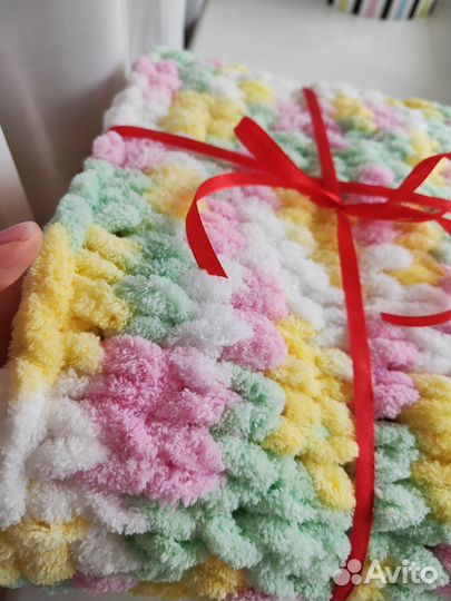 Плед детский плюшевый