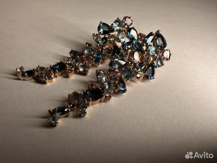 Золотые серьги