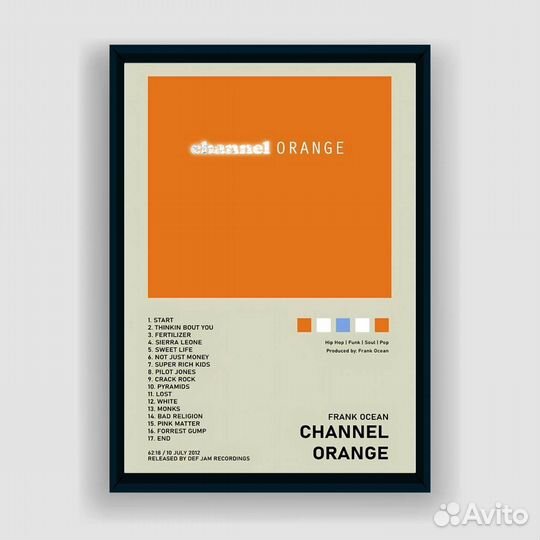 Постер Channel Orange (А3)