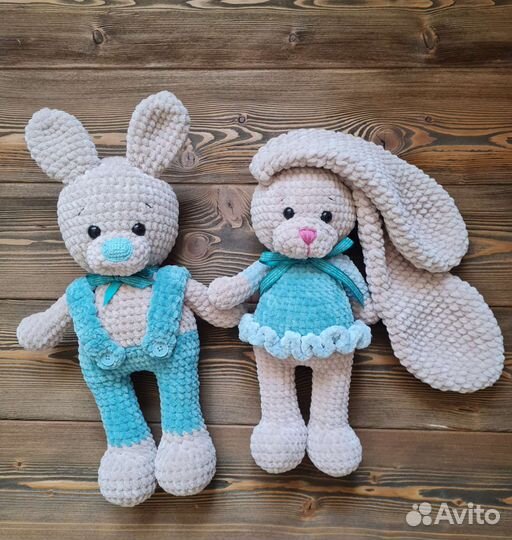 Мягкая игрушка заяц новый