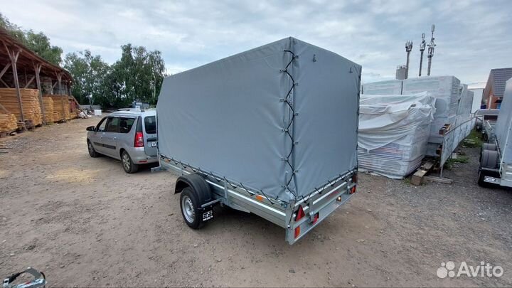 Прицеп 817712.022 для снегохода с тентом аэро 150