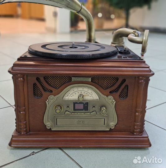 Музыкальный центр Ретро граммофон Antique AEW-411