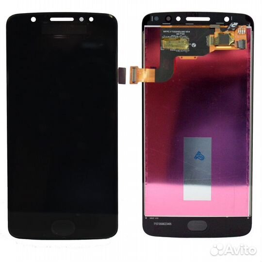 Дисплей для Motorola Moto E4+тачскрин (черный)