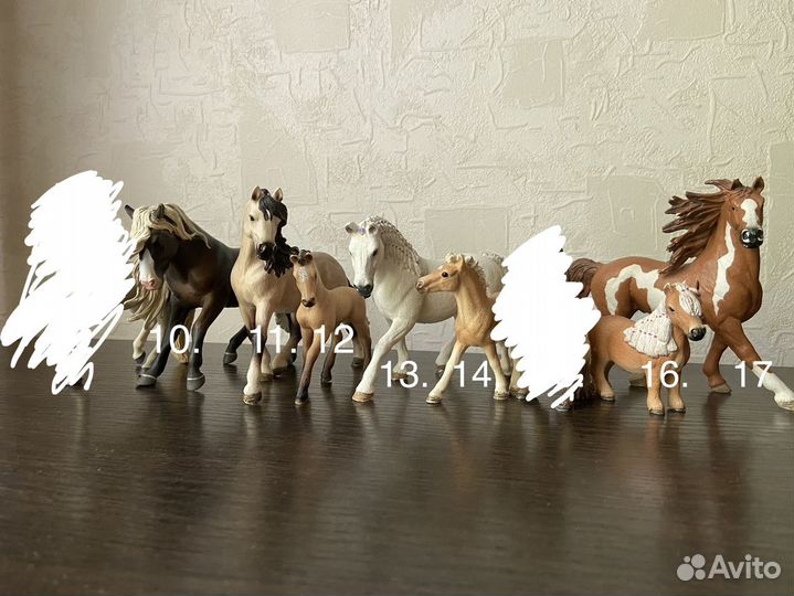 Фигурки лошадей schleich