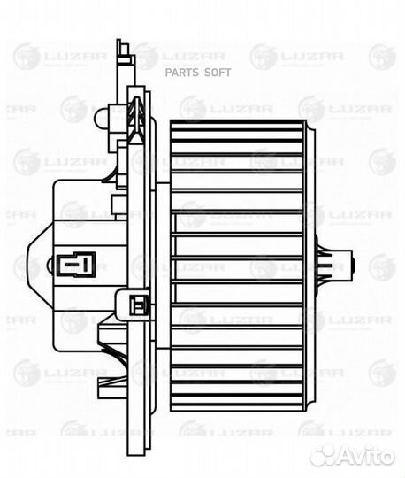 Вентилятор отопителя Iveco Daily IV (06) (LFh 1630