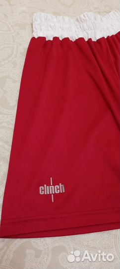 Шорты боксерски clinch красные