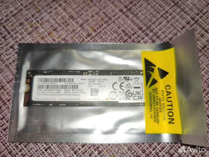 SSD Samsung 980 Pro 1TB новый