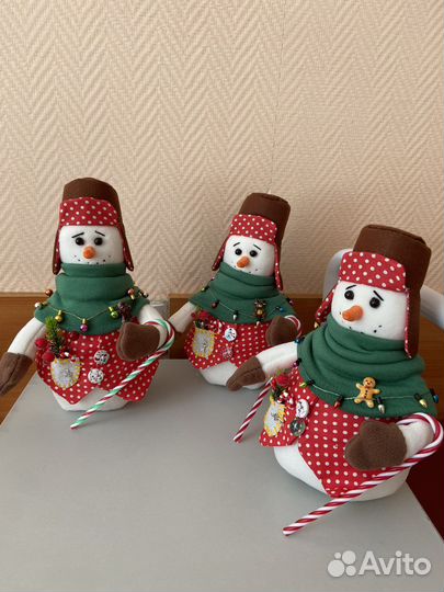 Снеговик. Ручная работа