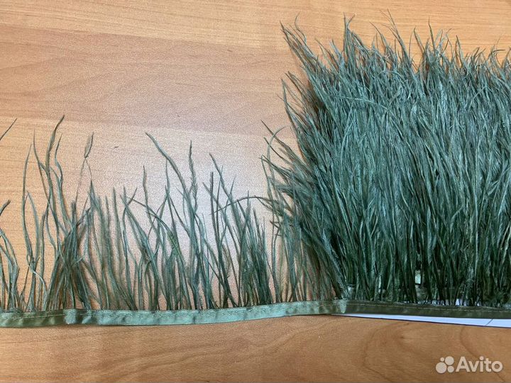 Перья страусиные перья зеленые перья декоративные