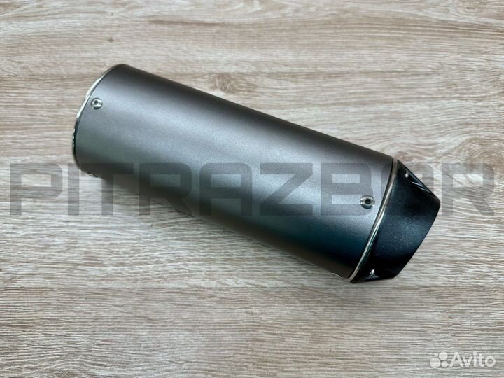 Выхлопная банка (глушитель) тихий 38 мм, питбайк