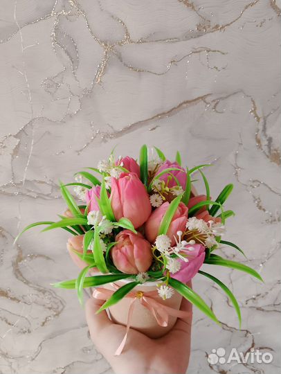 Букет цветов из мыло ручная работа