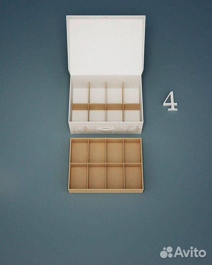 Коробка для хранения елочных игрушек №2 для шаров